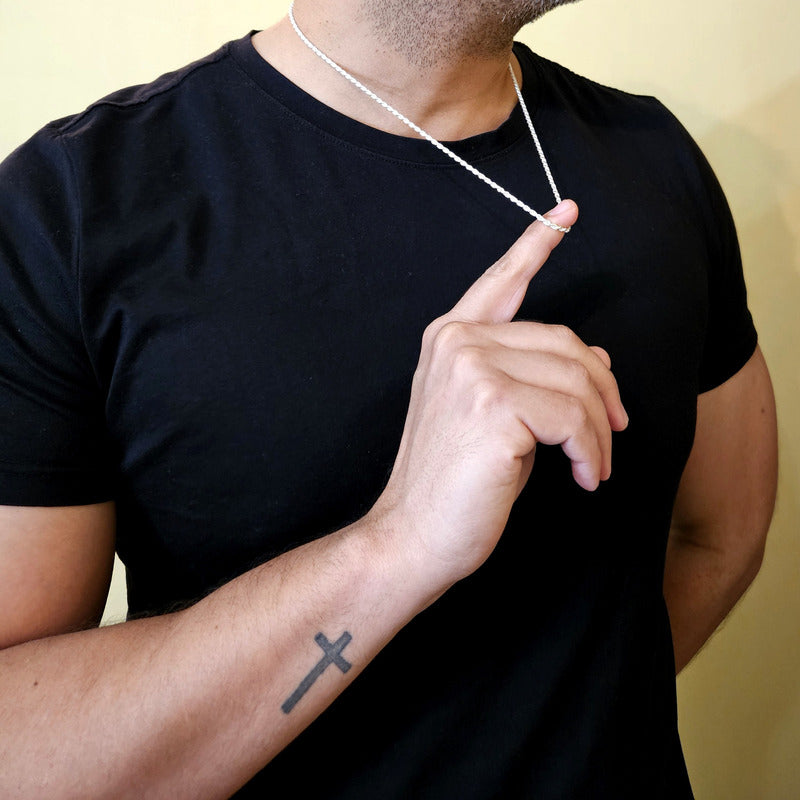 COLLAR HOMBRE DE PLATA 925, JOYAS DE HOMBRE