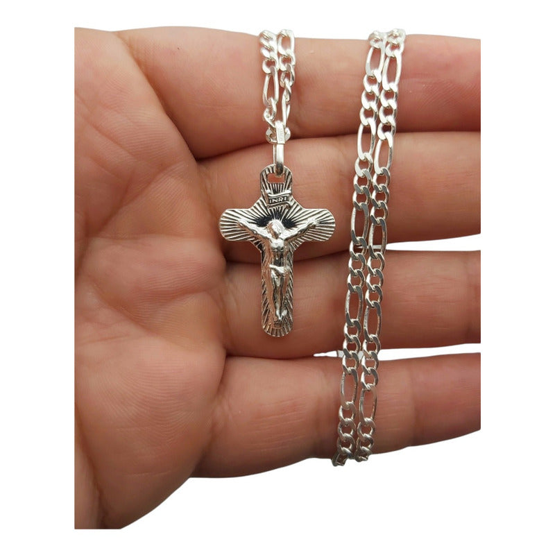 CADENA CON COLGANTE CRUZ 60CM X 3MM