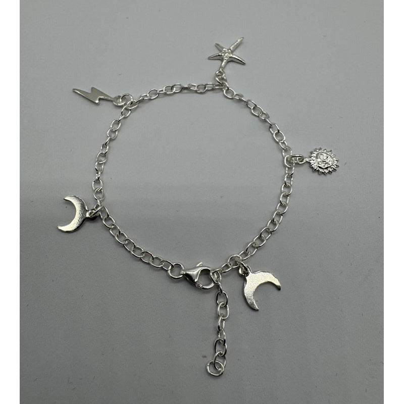 Pulsera Mujer Universo Marino Plata Italiana 925