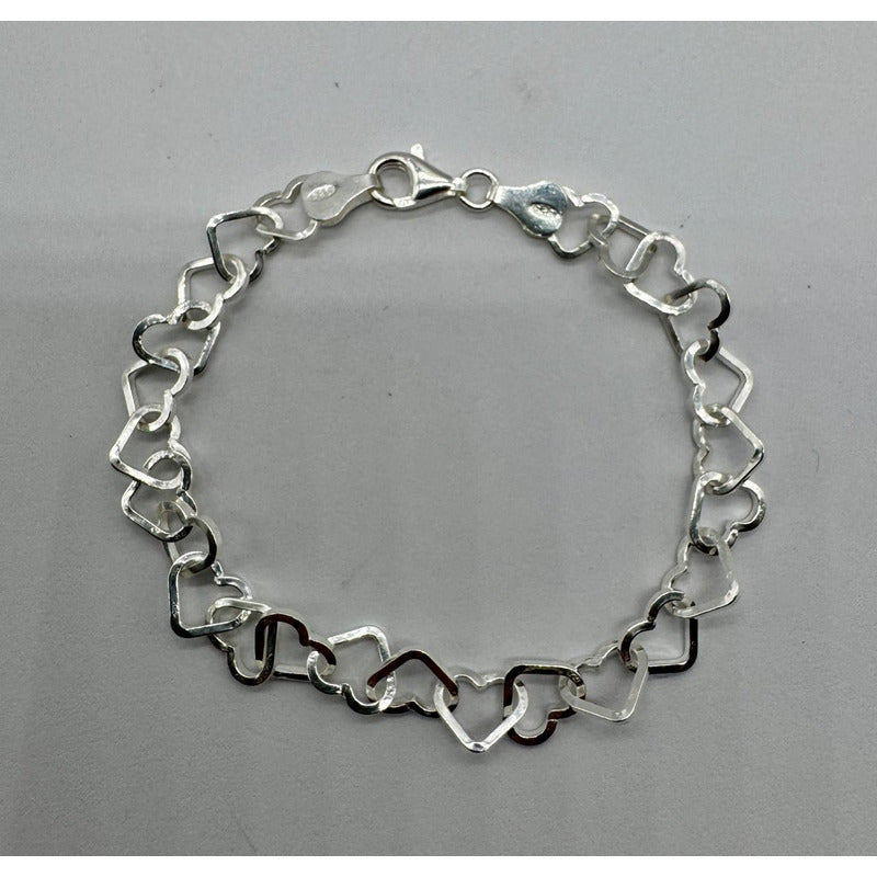 Pulsera Ajustable Plata Italiana 925 Mujer