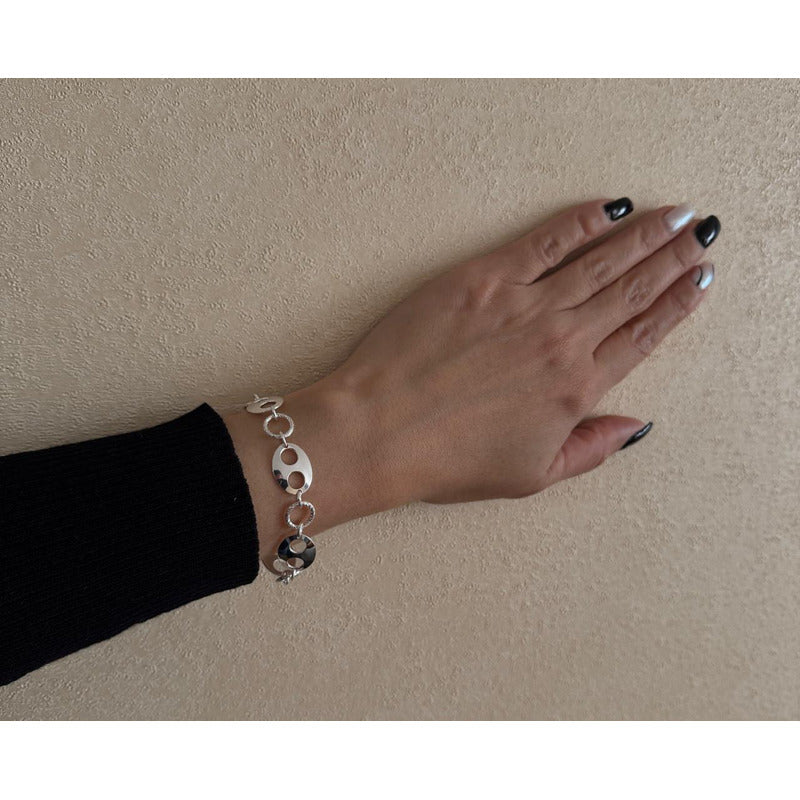 Pulsera Mujer Venecia Plata 925 Modelo Exclusivo