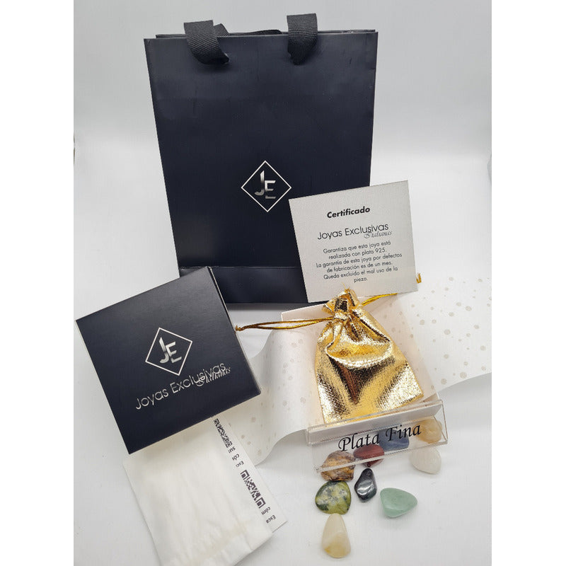 Colgante Infinito Con Cadena Plata Italiana 925 - Mujer