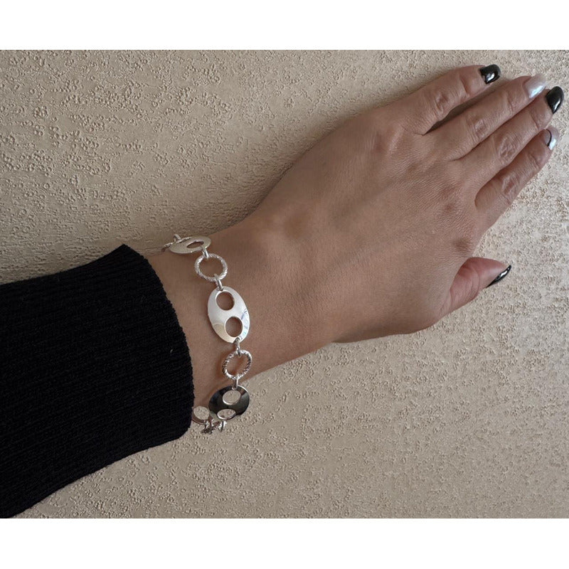 Pulsera Mujer Venecia Plata 925 Modelo Exclusivo