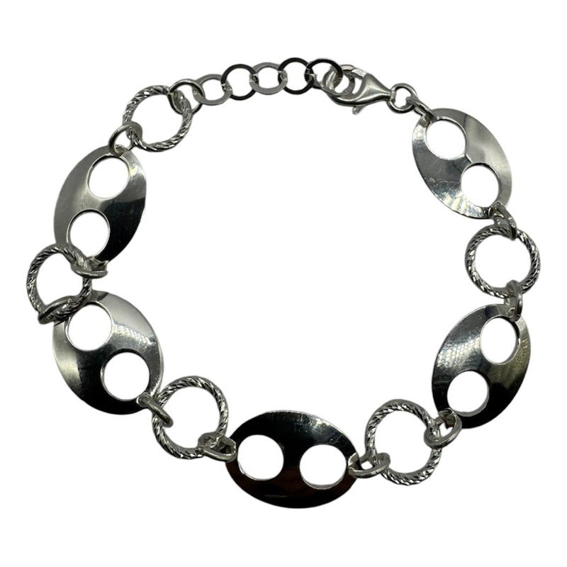 Pulsera Mujer Venecia Plata 925 Modelo Exclusivo
