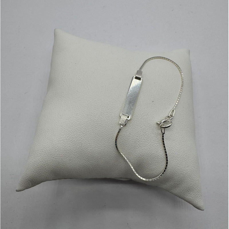 Piocha Pulsera Guagua Niño/niña Plata Italiana 925