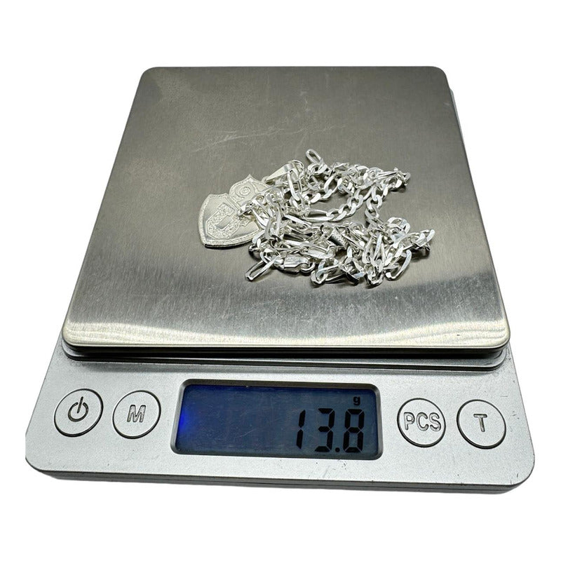 COLGANTE U DE CHILE CON CADENA HOMBRE CARTIER 60CM X4 MM