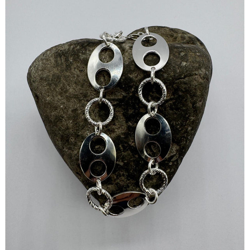 Pulsera Mujer Venecia Plata 925 Modelo Exclusivo