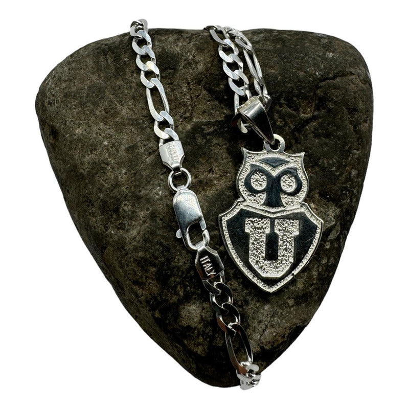 COLGANTE U DE CHILE CON CADENA HOMBRE CARTIER 60CM X4 MM