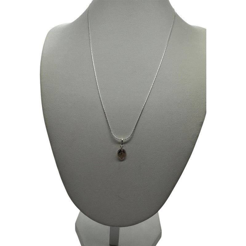 CADENA 50CM CON VIRGEN DEL RAYO CHICO