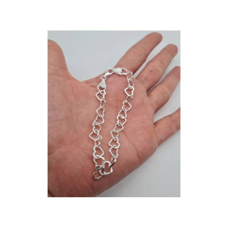 Pulsera Ajustable Plata Italiana 925 Mujer