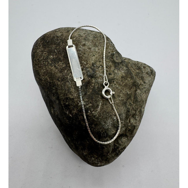 Piocha Pulsera Guagua Niño/niña Plata Italiana 925