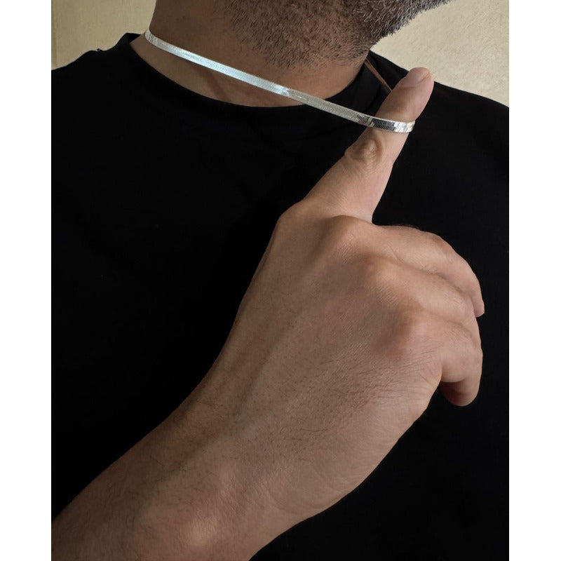 COLLAR HOMBRE SERPIENTE CINTA UNISEX 50CM X 4,5MM
