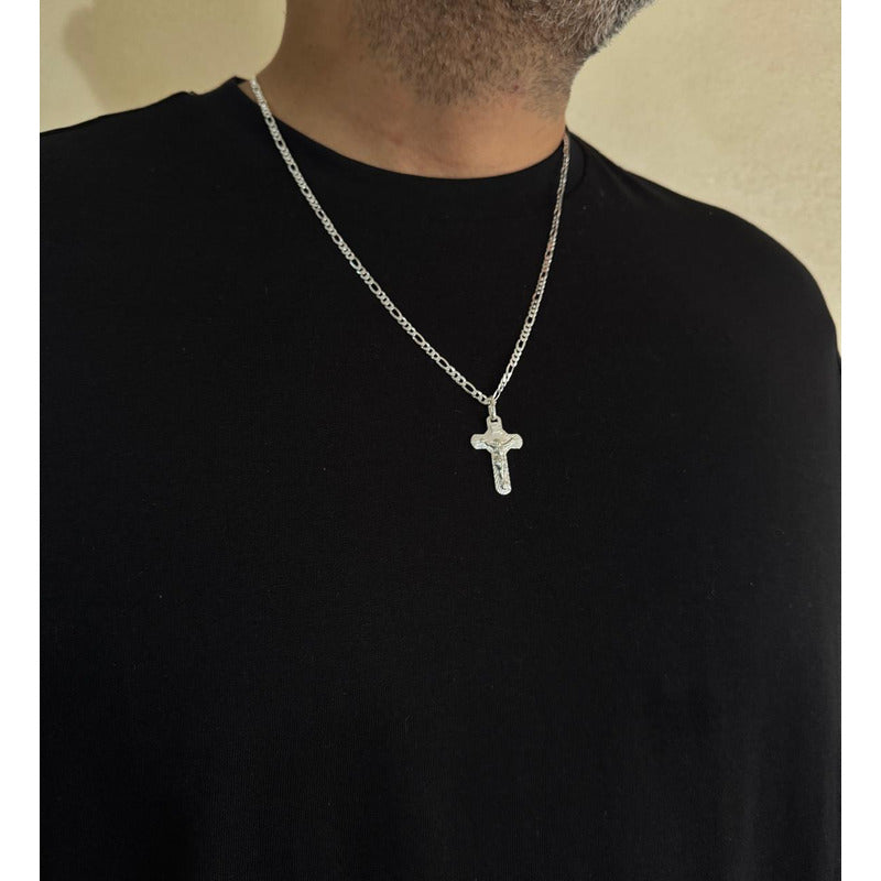 CADENA CON COLGANTE CRUZ 60CM X 3MM