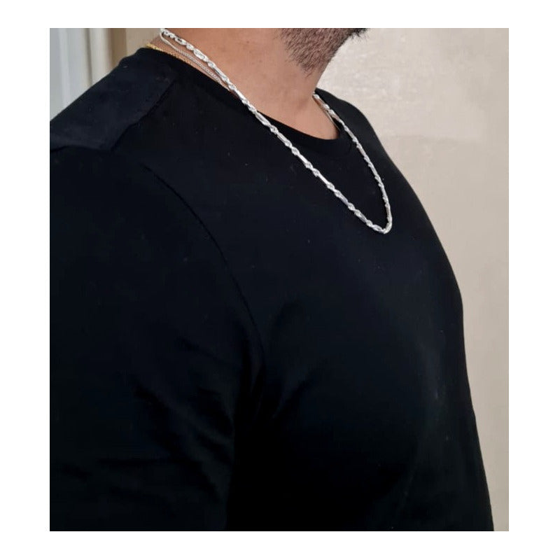 Cadena Hombre Exclusiva Turbillon-cartier Plata Italiana 925
