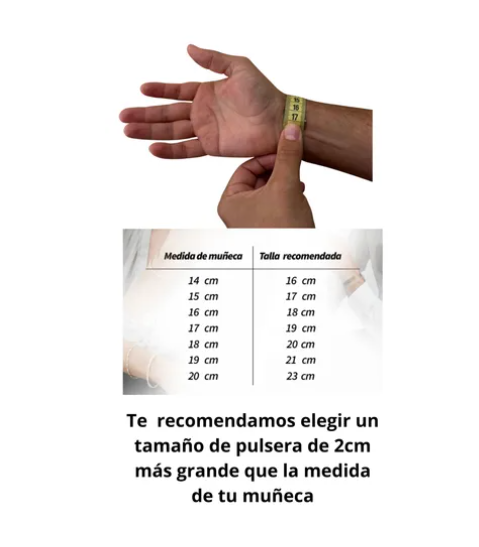 Medidas de las pulseras Joyas exclusivas Italianas