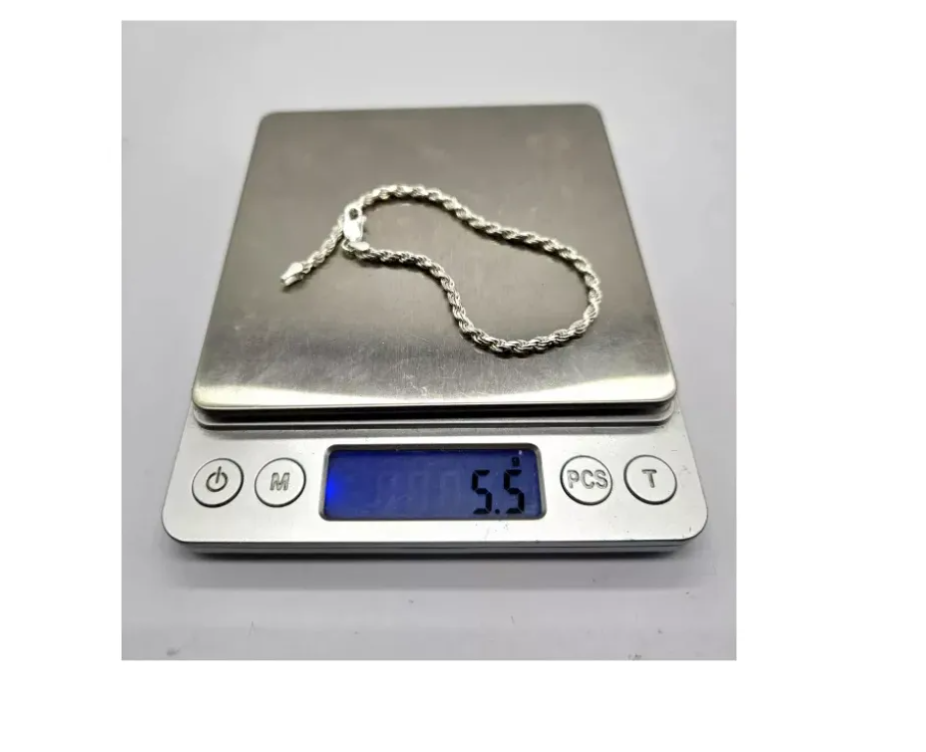 PULSERA TURBILLÓN 20CMX2,7MM HOMBRE PLATA ITALIANA 925