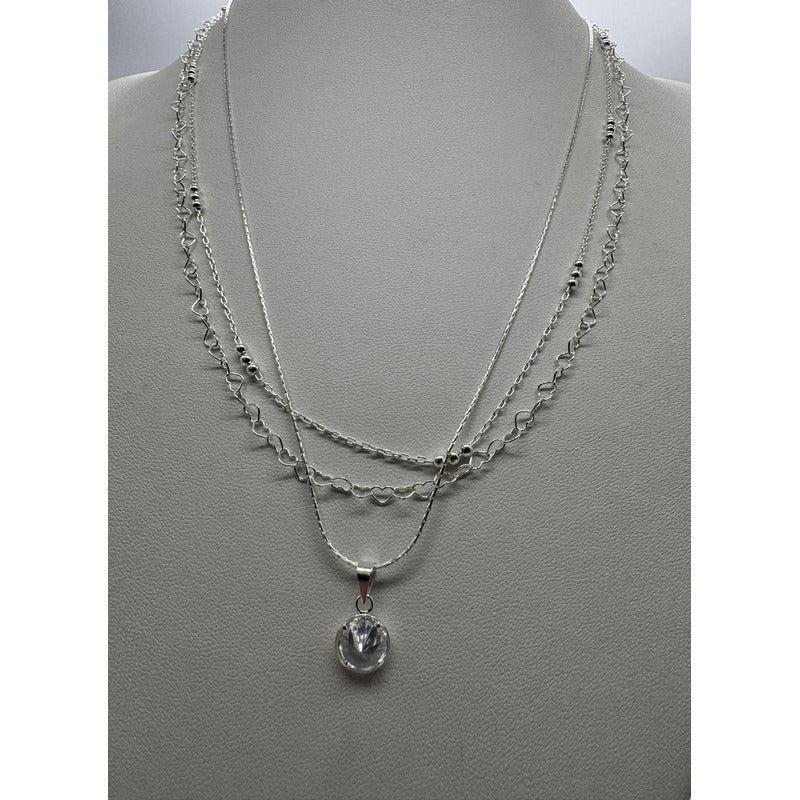 LOTE DE TRES COLLARES 50CM L9