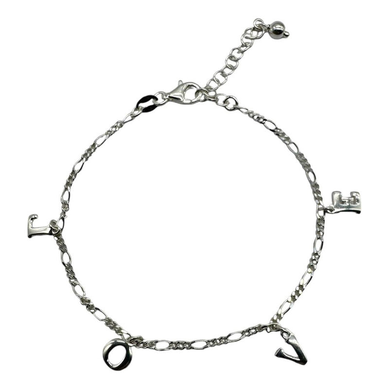 PULSERA LOVE MUJER 17 CM CON REGULADOR