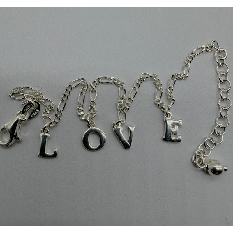 PULSERA LOVE MUJER 17 CM CON REGULADOR
