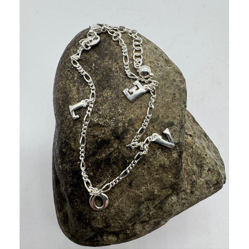 PULSERA LOVE MUJER 17 CM CON REGULADOR