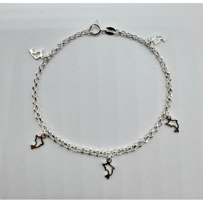 PULSERA DELFINES 1MUJER 9CM