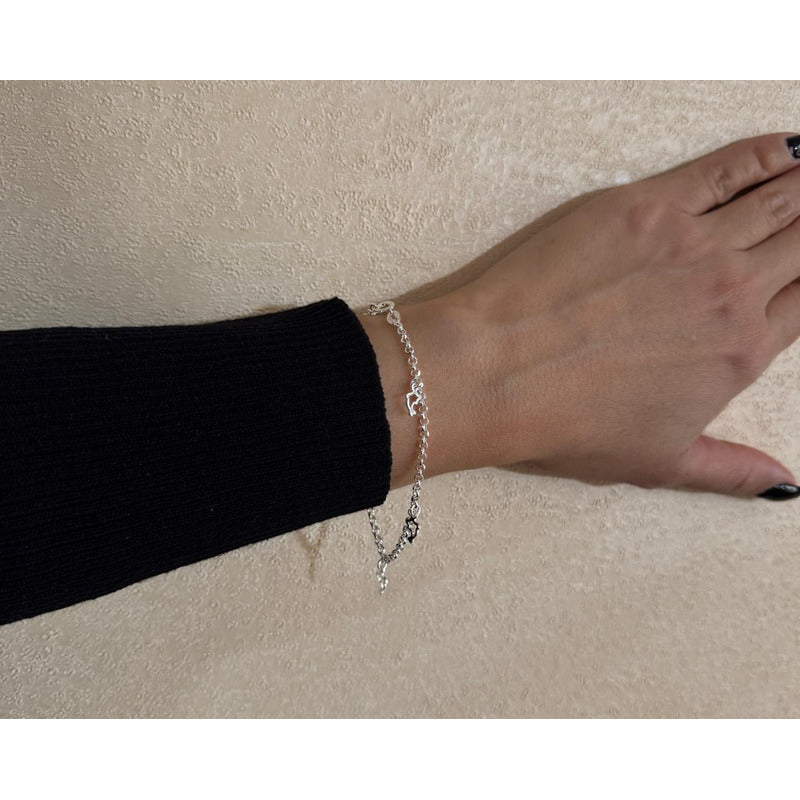 PULSERA DELFINES 1MUJER 9CM