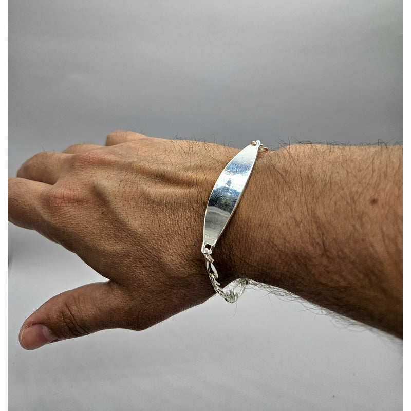 Pulsera Cartier de plata italiana 925 para hombre, diseño exclusivo de Joyas Exclusivas Italianas.