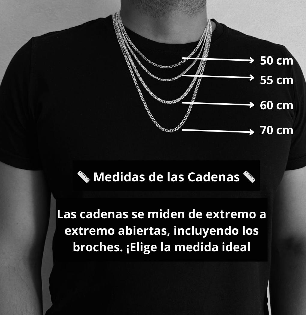 CADENA TURBILLON 50CMX1,6MM HOMBRE UNISEX