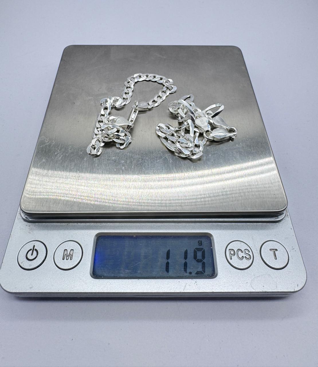 PACK DE DOS PULSERAS HOMBRE PLATA 925 DÚO MODELOS DIFERENTES