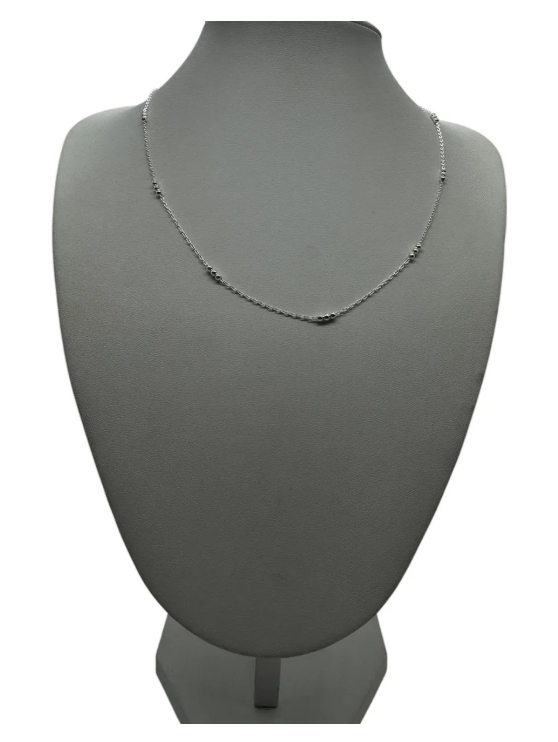 COLLAR PERLAS MUJER 50CM PLATA 925