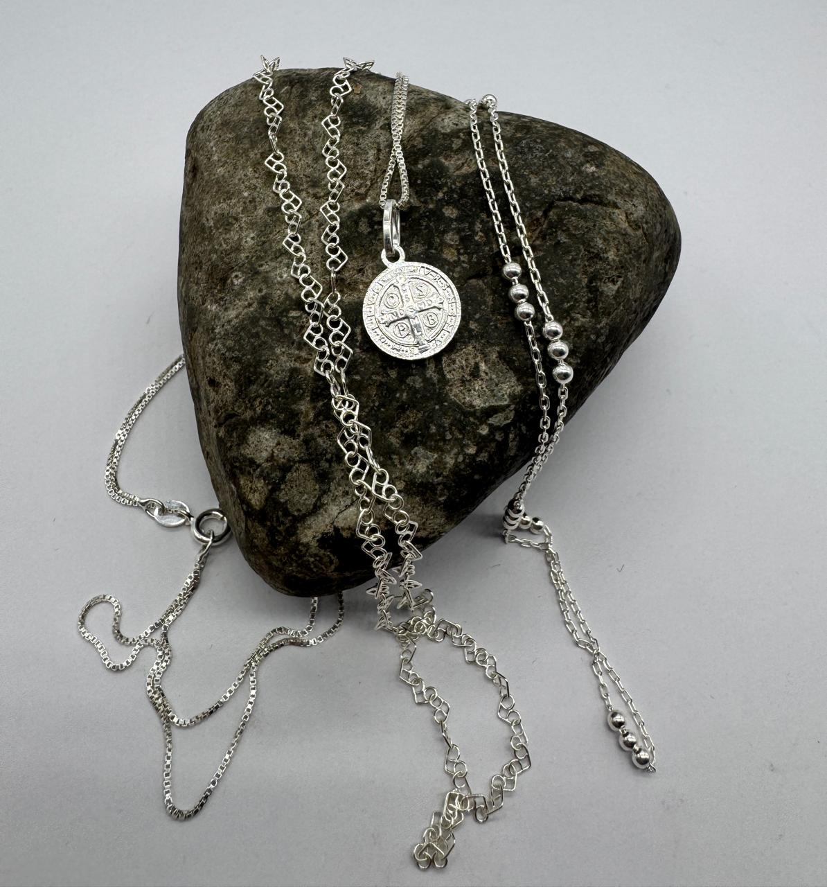 CADENAS DE PLATA MUJER