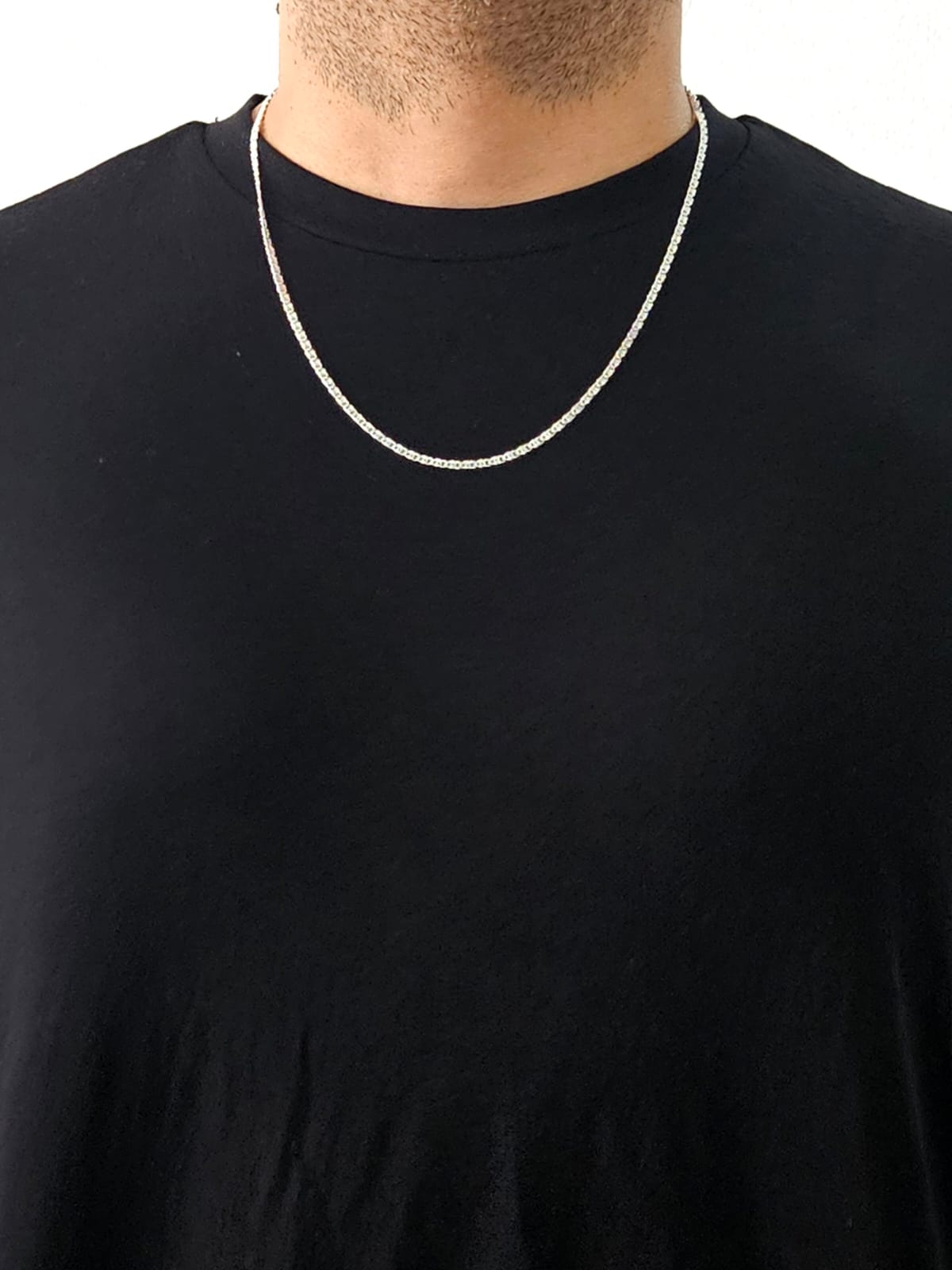 COLLAR PLATA HOMBRE