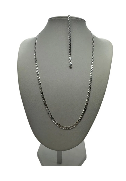 SET CADENA + PULSERA HOMBRE CONJUNTO GRUMET PLATA ITALIANA 925