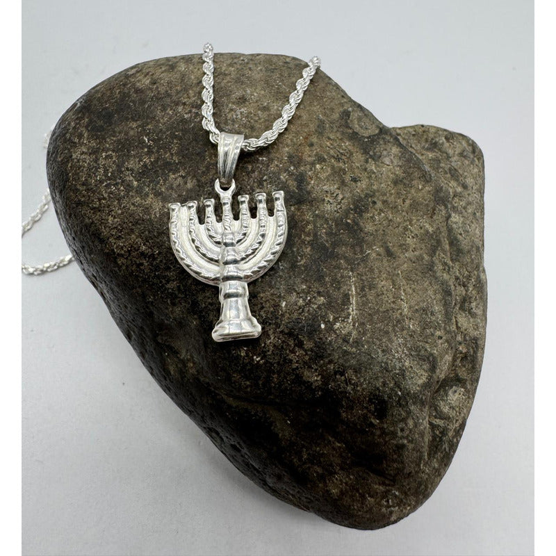 CADENA TURBILLON CON COLGANTE PLATA 