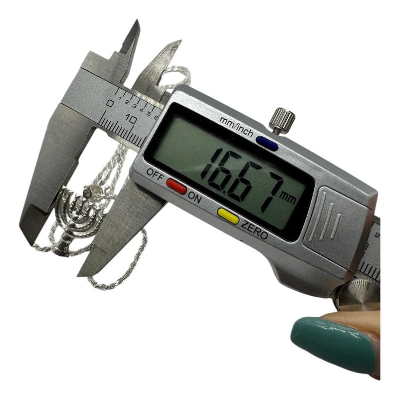 COLGANTE MENORA CON CADENA 60CM