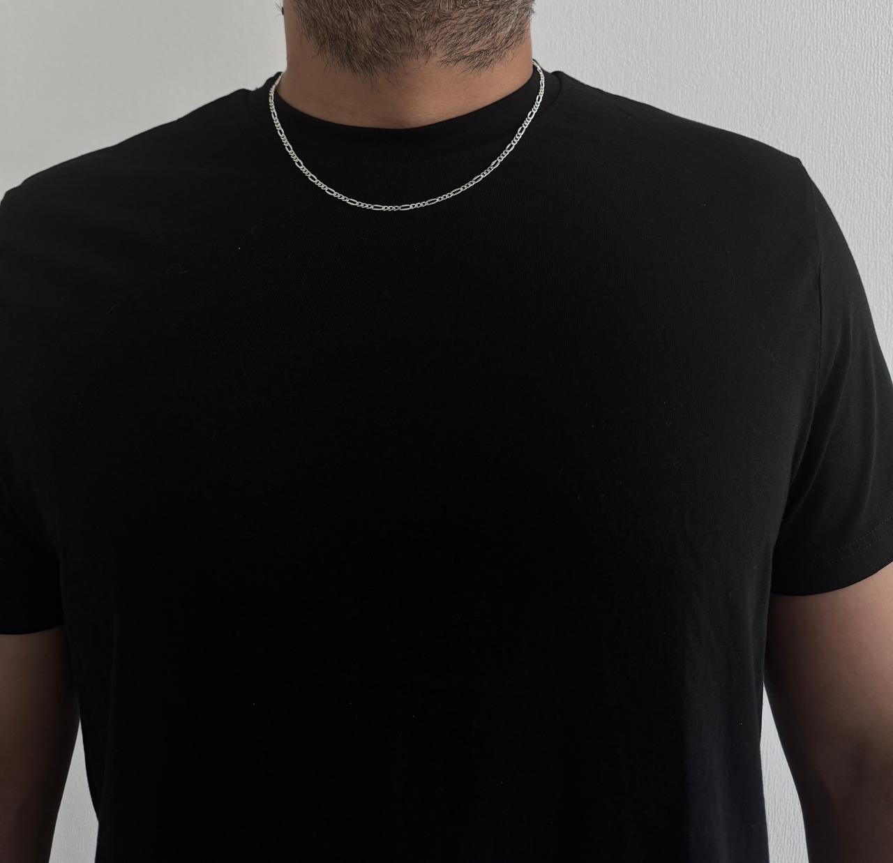 Cadena Cartier para hombre, joya de plata italiana 925 con diseño elegante y masculino.