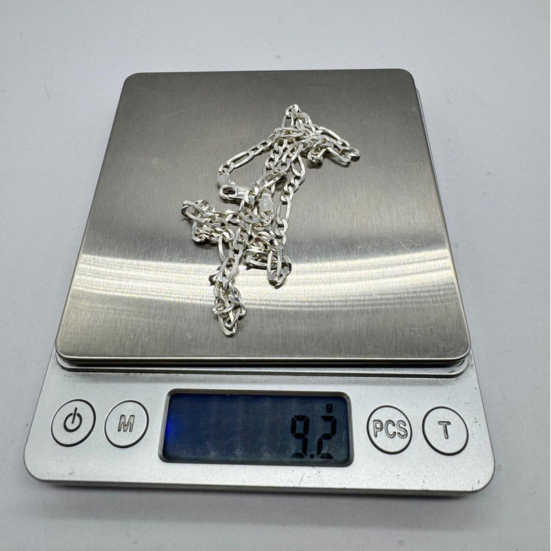 Collar de plata italiana 925 para hombre, modelo Cartier clásico y atemporal.