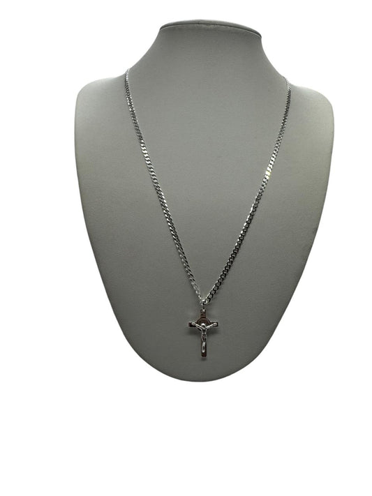 Cadena grumet de plata italiana 925 para hombre, joya clásica y atemporal muy buscada en Chile.