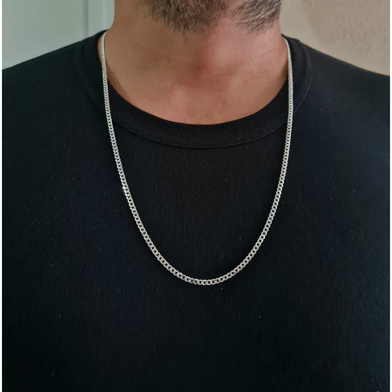 Cadena grumet plata italiana 925, joya atemporal que nunca pasa de moda en Chile.