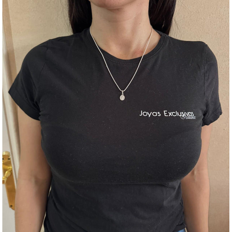 cadena mujer con colgante virgen de guadalupe plata italiana 925 proteccion fe envios rapidos a todo chile