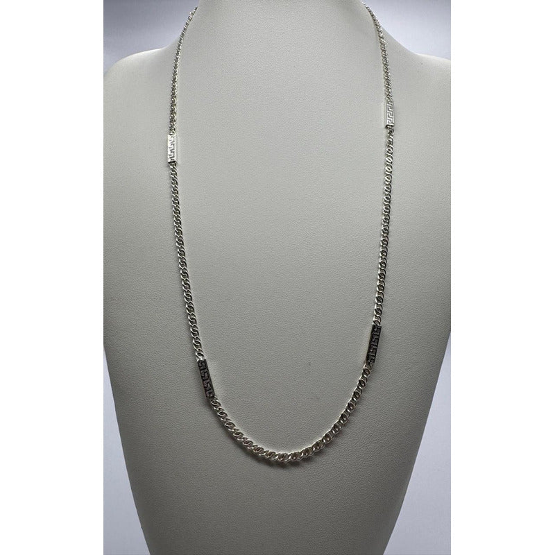 Cadena Ojo de Tigre plata italiana 925 para hombre, diseño exclusivo y sofisticado.