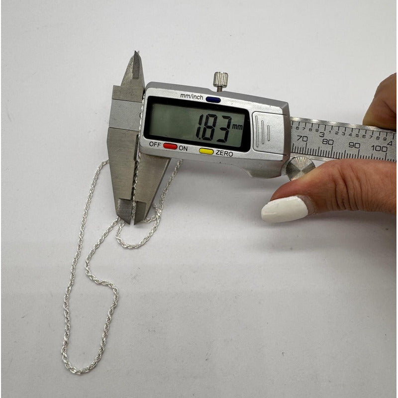 Cadena Turbillón plata italiana 925, joya masculina de Joyas Exclusivas Italianas.