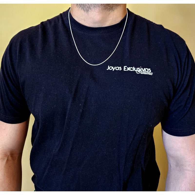 Cadena Turbillón plata italiana 925, joya tipo cordón de Joyas Exclusivas Italianas.