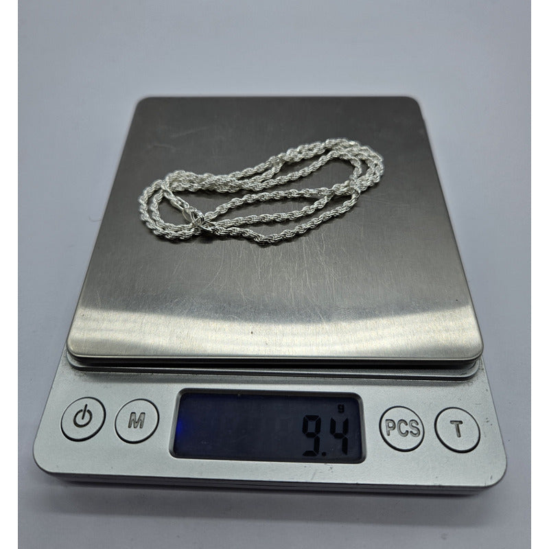 Cadena Turbillón de plata ley 925 para hombre, joya exclusiva con estilo italiano.