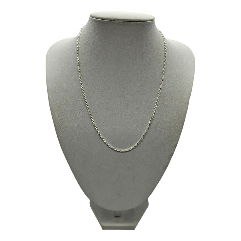 Collar Turbillón de plata ley 925, joya exclusiva para hombre con estilo.