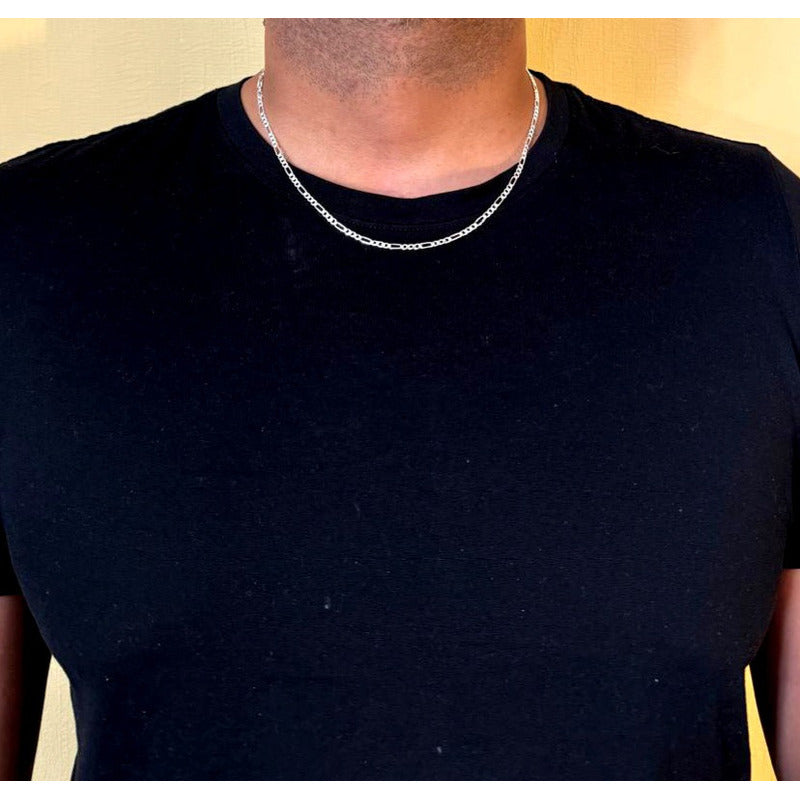 Cadena cortita hombre unisex plata italiana 925.