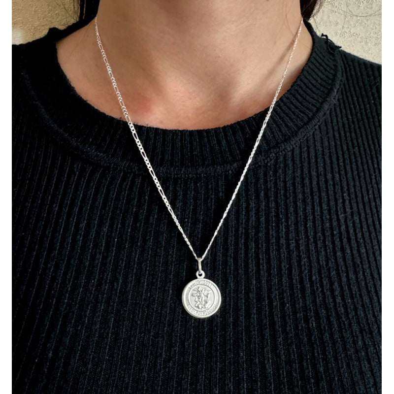 collar arcángel san miguel plata 925 joya de protección espiritual
