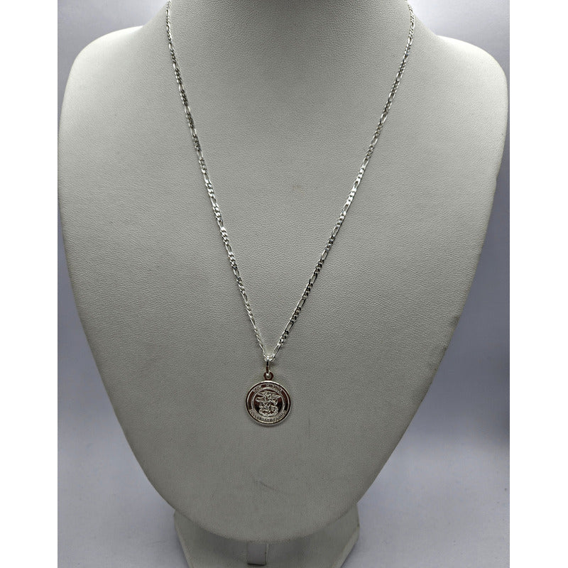 cadena de protección san miguel plata 925 para mujer