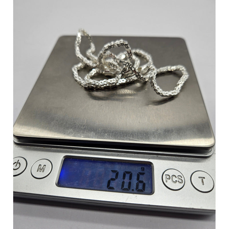 Collar Camino al Inca plata ley 925, joya masculina elegante de Joyas Exclusivas Italianas.