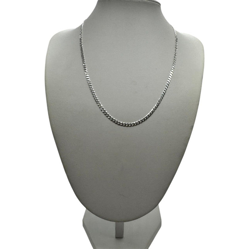 Cadena grumet plata italiana 925, joya atemporal y resistente para caballero chileno.